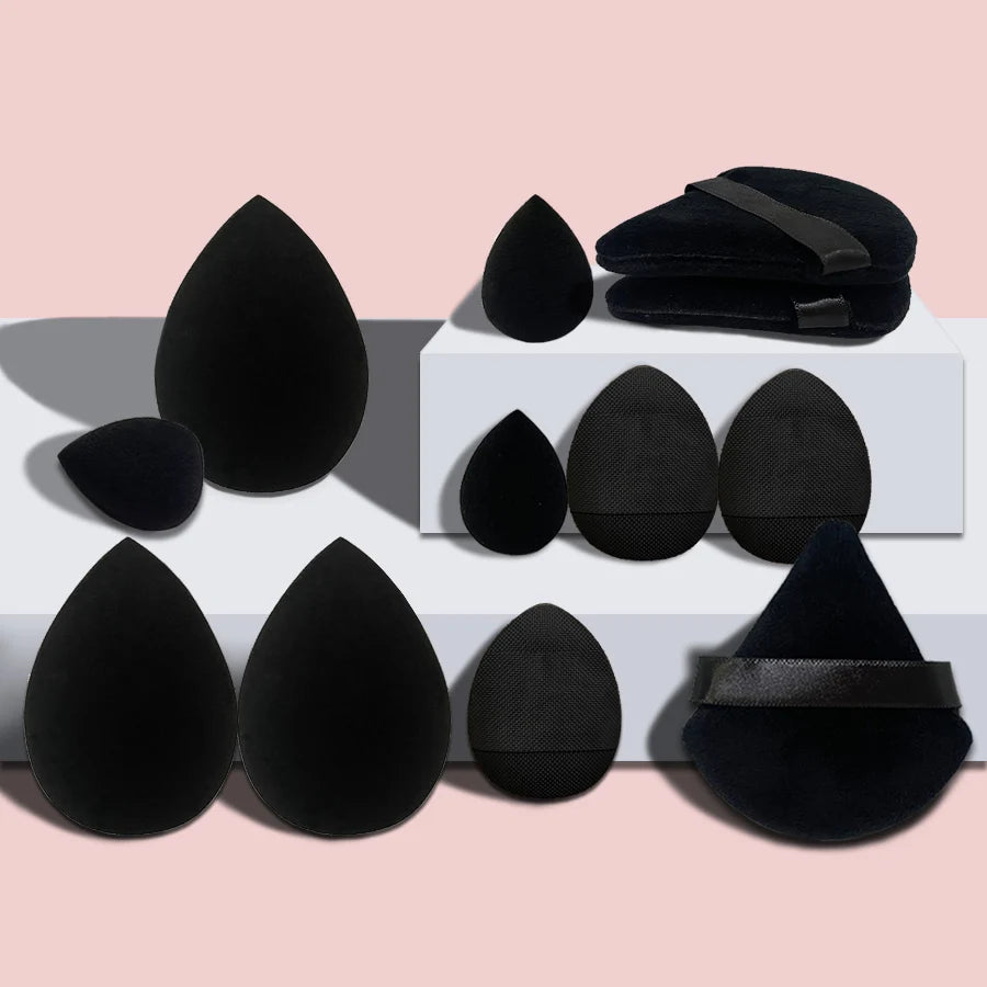 12-Piece Giant Soft Makeup Egg Set for Flawless Base and Corner Application – Perfect for Beginners!